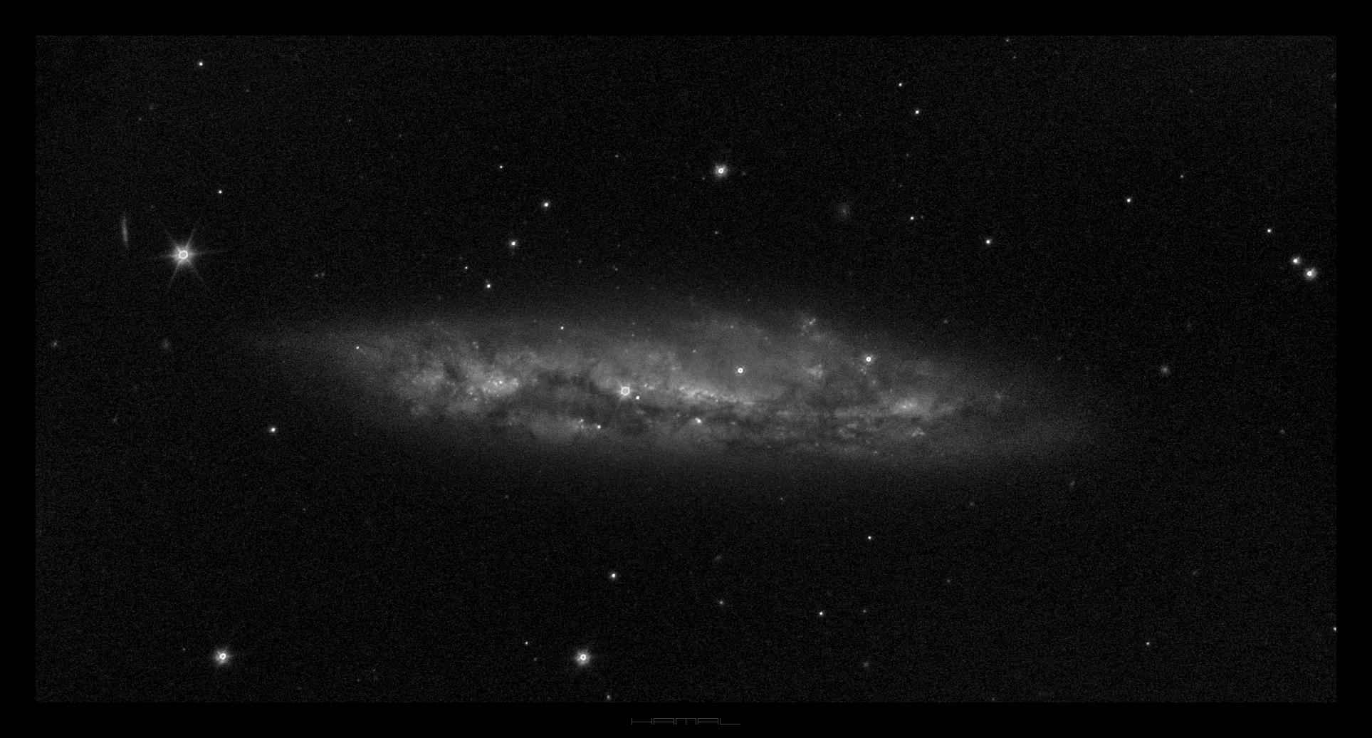 Messier 108 Surfboard Galaxy
